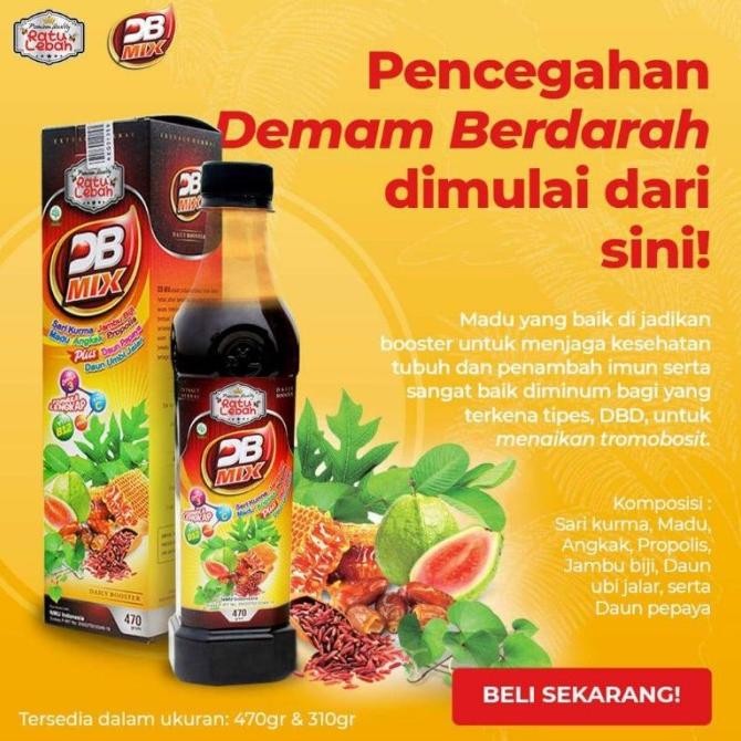 

Baru Db Mix Sari Kurma Angkak Ratu Lebah 470Gr - Sari Kurma Plus Jambu Biji