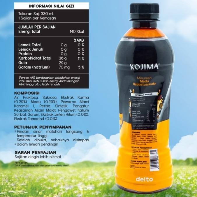 

Baru Paket 5X Kojima Minuman Kurma Madu Habbatussauda 340 Ml
