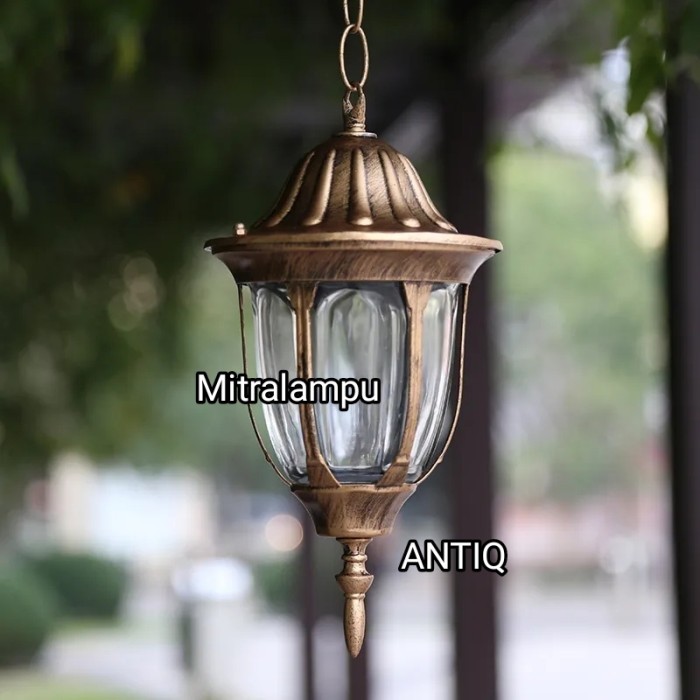 Murah Lampu gantung Teras Balkon Klasik outdoor 5007H/S Non COD