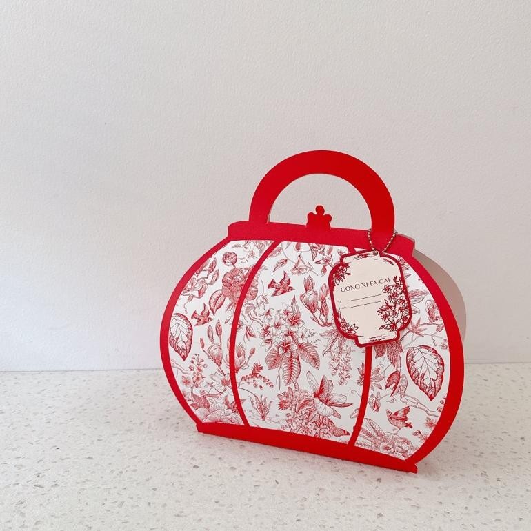 

BR - (ISI 5 Pcs) Box Dng Lng | Kotak Kue Imlek isi 2 Toples Tabung Jar 400gr 500gr 600gr 800gr TERLARIS