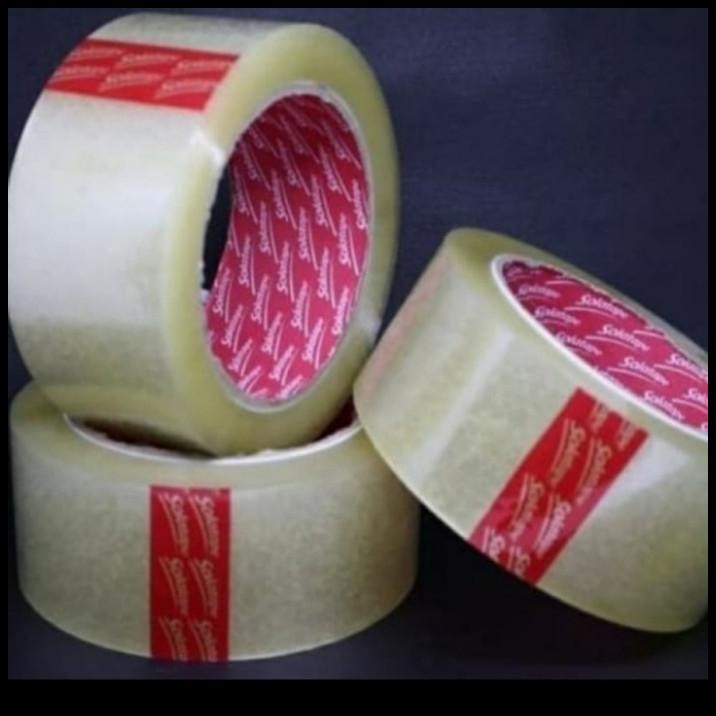 

GRATIS ONGKIR GOSEND/GRAB LAKBAN BENING 90 YARD 45MM SOLATAPE TEBAL SETARA DAIMARU