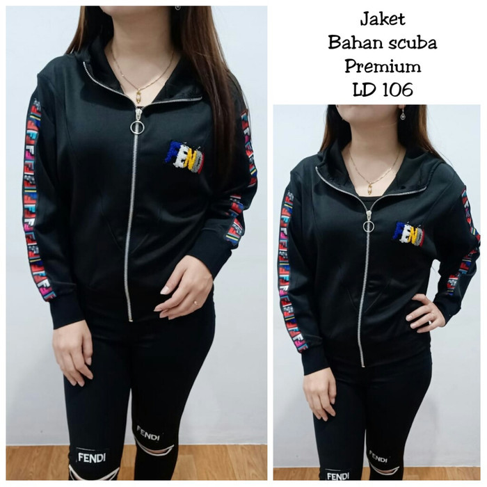 Murah Jaket Bahan Scuba Premium Non COD