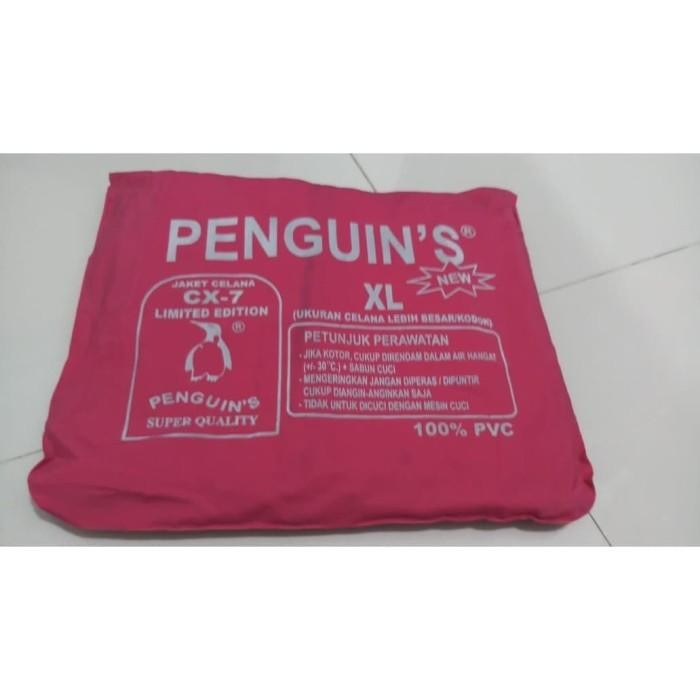 JAS HUJAN SETELAN MEREK PENGUIN'S/PENGUIN CX7/CX-7/CX 7 XL ORIGINAL