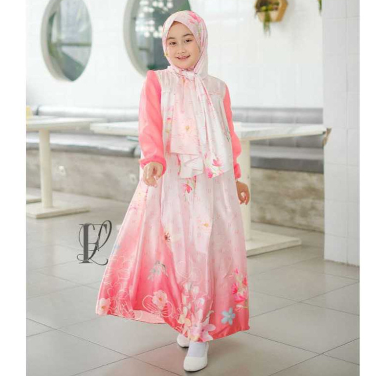 Promo Arsyila Dress // Gamis Anak Perempuan Premium // Gamis Anak Armani Silk Import // Gamis Anak