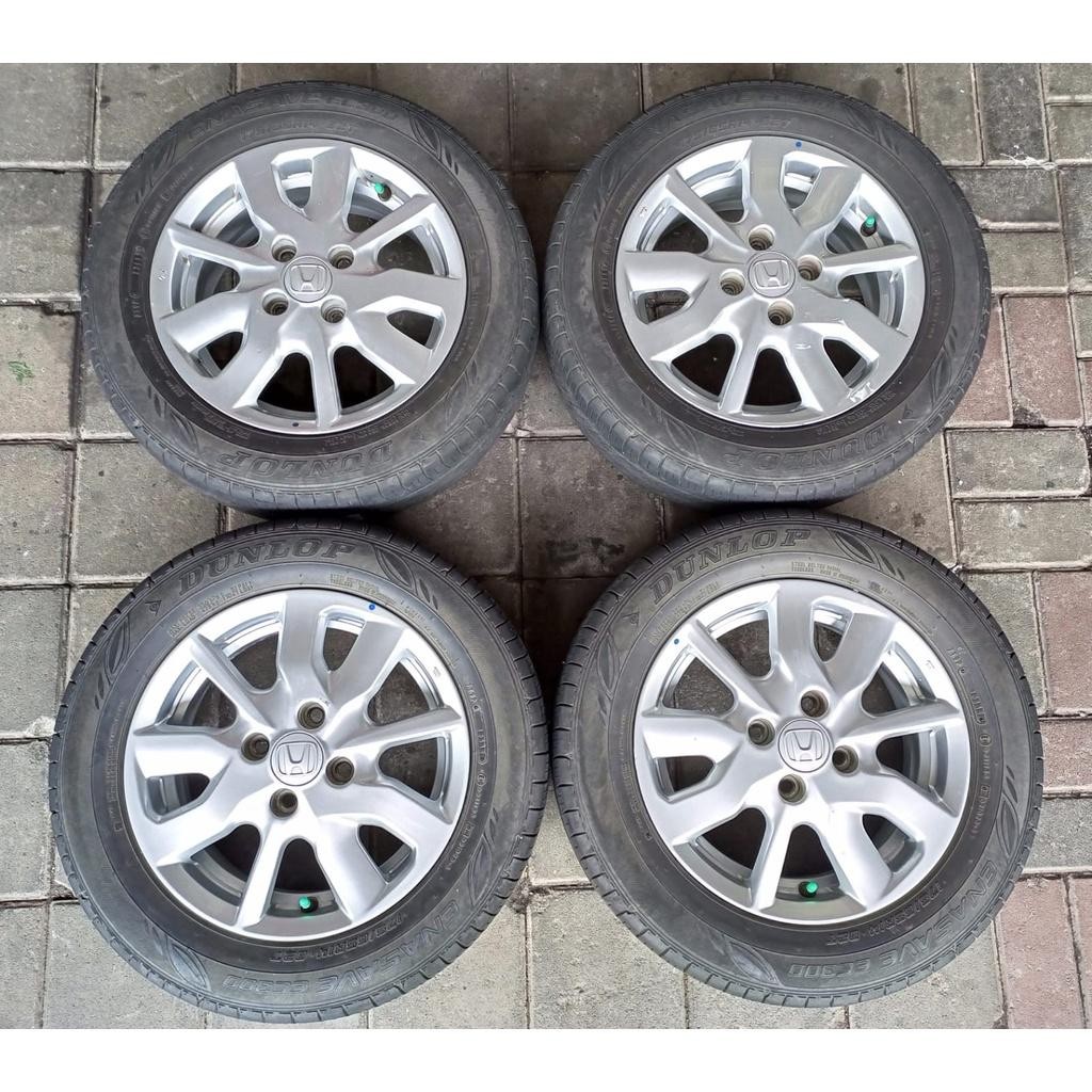 Velg Seken Copotan New Brio Satya Ring 14 Pcd 4X100 Plush Ban 175/65 R14 Dunlop