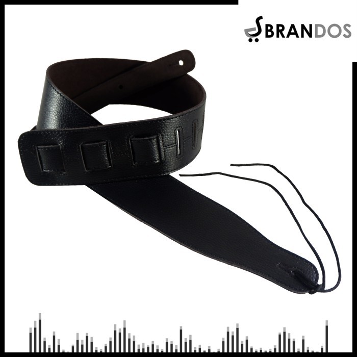 Promo.. Strap Gitar Genuine Leather Kulit Asli Tali Guitar Bass Rock You Ku-80
