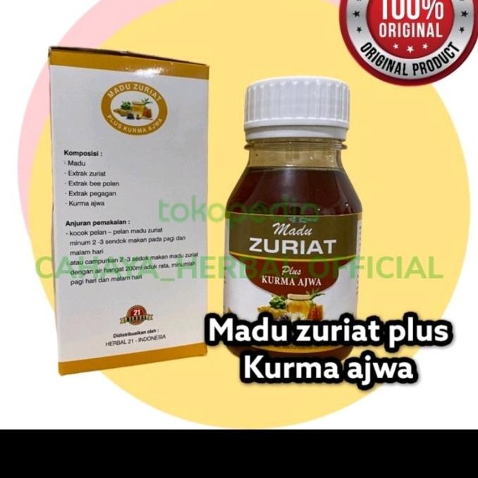 

Baru Madu Zuriat Plus Kurma Ajwa Herbal 21