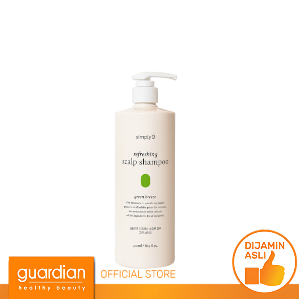 SimplyO Refreshing Scalp Shampoo - Green Breeze 500Ml