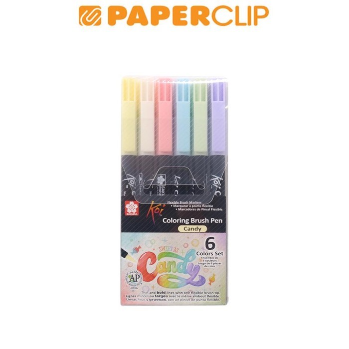 

TERBARU BRUSH PEN SAKURA KOI SET 6 XBR-6H CANDY BISA GOSEND!