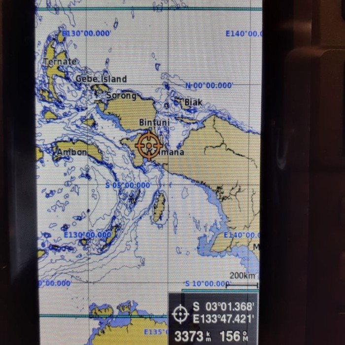 TERBARU memori card Peta laut gps blue chart Indonesia BARAT / TIMUR