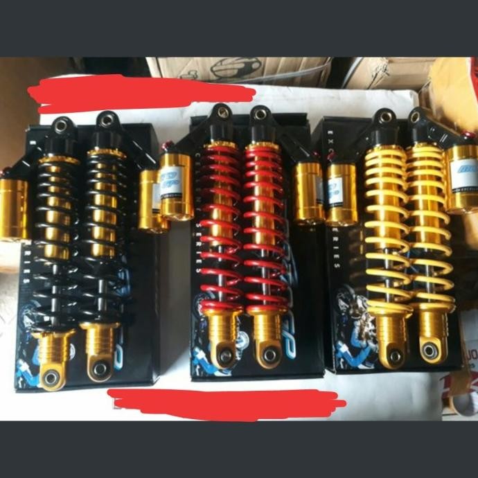 BARU SHOCK BREAKER BELAKANG TABUNG ATAS MEREK MOTOGP UK 340MM SUPRA