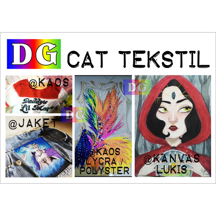 

Cuci Gudang..!! 30 Cat Paket - Cat Tekstil / Lukis Utk Kaos / Kanvas / Tas / Sepatu