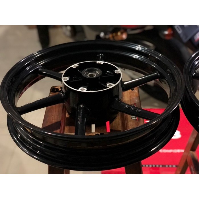 VELG RIMS 17 RCB RACINGBOY NINJA RR R KRR KR RACING WHEEL HITAM GLOSSY