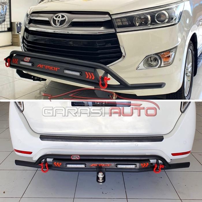 Paket Tanduk Towing All New Innova Bumper Rhino Armor Depan Belakang