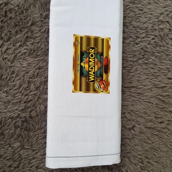 sarung gajah duduk putih polos mika plastik putih