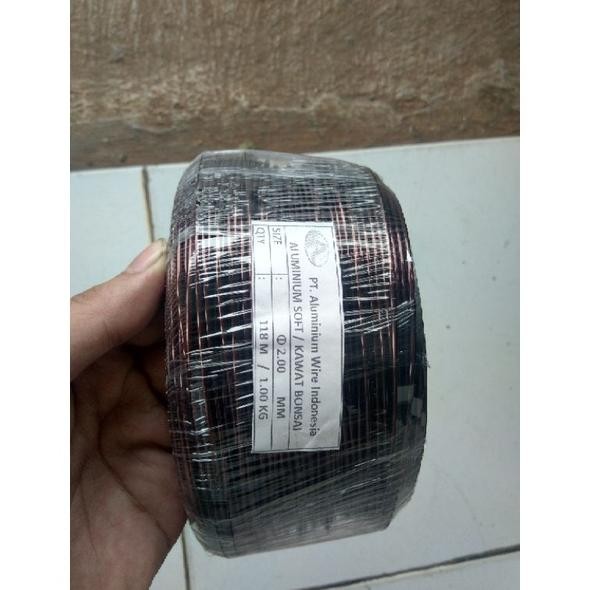 Sale kawat bonsai warna MAROON ukuran 1 ~ 6 mm  kawat bonsai aluminium untuk kerajinan atau tanaman 
