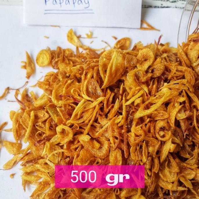 

Bawang Goreng Murni 500 gr / Tanpa Tepung