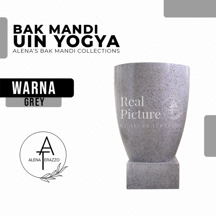 BAK MANDI TERASO MARMER BAK MANDI MINIMALIS MODERN ALENA TERAZZO