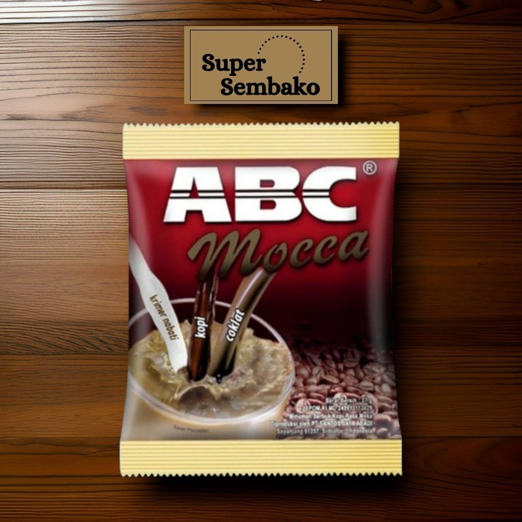 

KOPI ABC MOCCA RENCENG 27gr (ISI 11 SACHET)