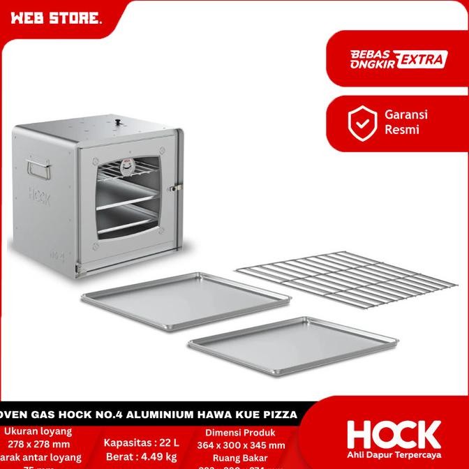 Oven Hock Kompor No.4 Alumunium