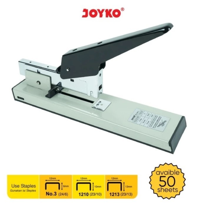 

TERBARU! Staples Joyko HD-12N/13 Heavy Duty Stapler Hekter Jilid Buku HD 12N 13