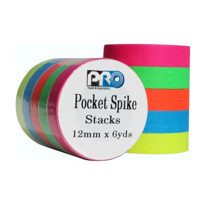 

Pro - Pocket Spike Stack, 5C Spike Tape-Size: 1/2" x 6yds/1.2Cm X 5.4M