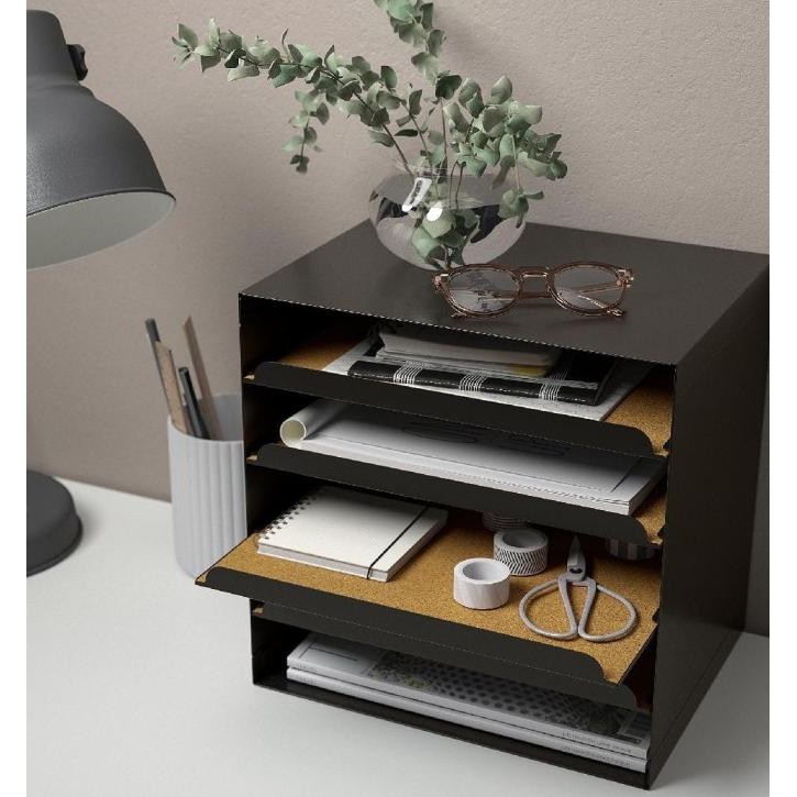 

Rak Tempat File Surat Kertas Laci Susun Atas Meja BS01