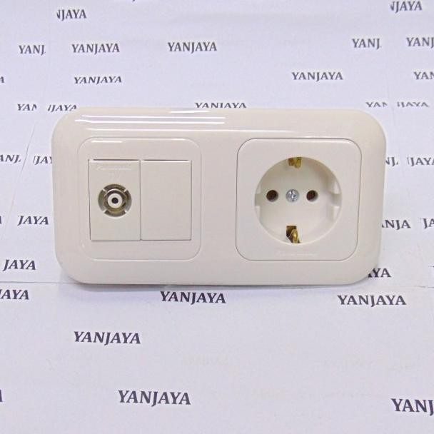 TERLARIS STOP KONTAK ARDE + STOP KONTAK TV PANASONIC