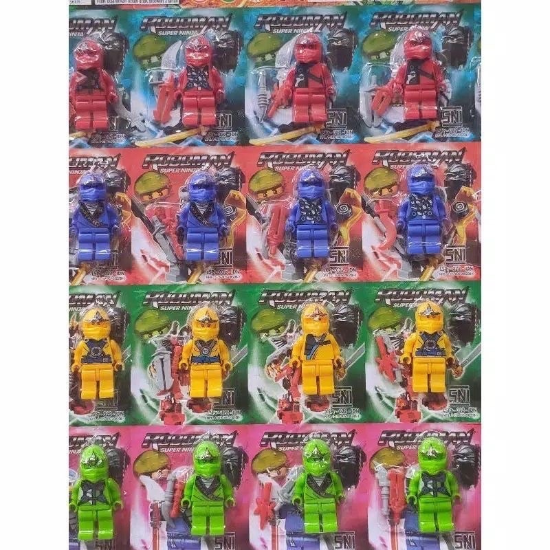 mainan brick roboman ninja no weapon /mainan bricks / mainan edukasi anak