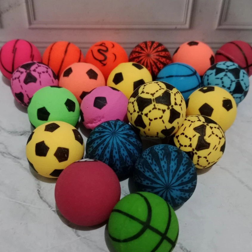 bola bekel besar 4cm corak / beklen / mainan bola bekel / mainan tradisional / bekel motif