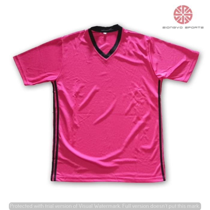 Murah JERSEY BOLA - PINK POLOS LOKAL JBAR01P Non COD