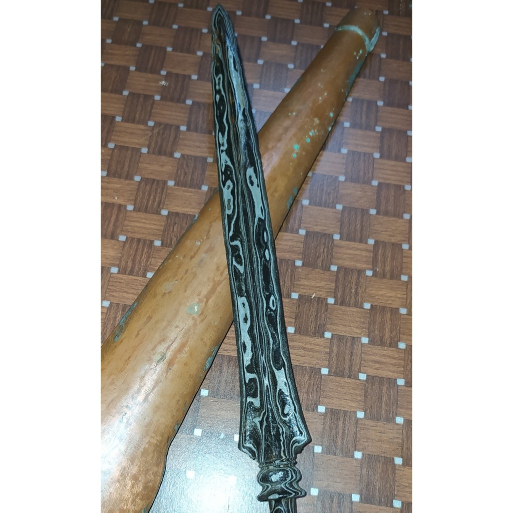 Koleksi Pusaka Antik Tombak Yudogati Panca Pamor Madura Koso