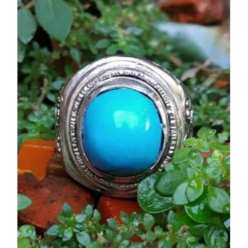 Natural Pirus Nayzabur Blue Tosca Solid Small Size Mumbul Kolektor Item