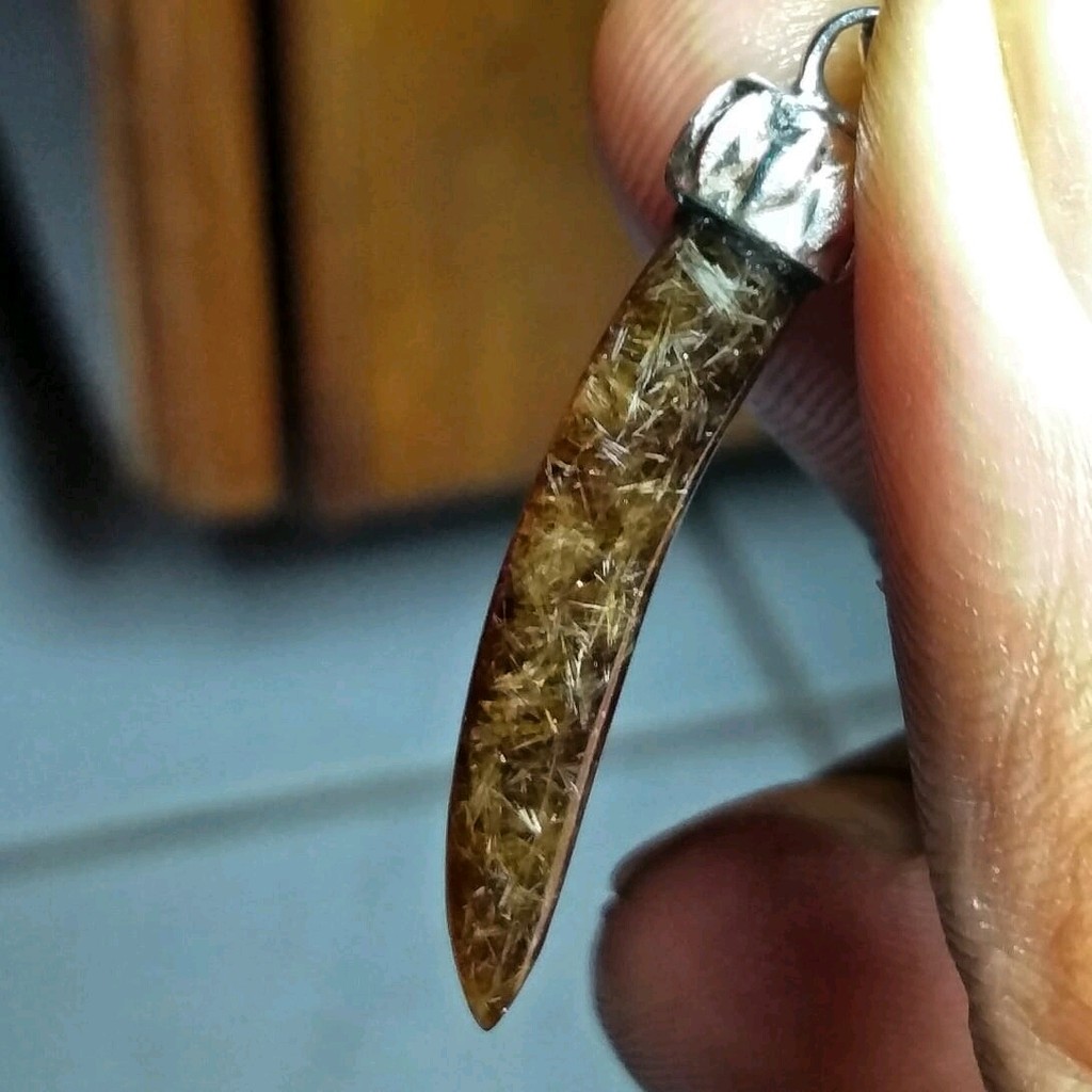 Liontin Perak Murni BML Asli Model Tar Ring Ma Chan Goyang Matrix 3D