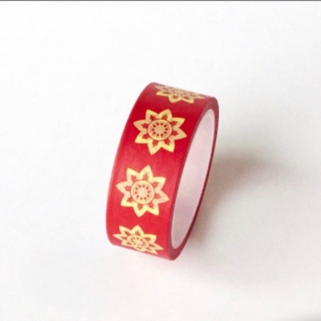 Imlek  5m Washi Tape Imlek Washi Tape toples kue washi tape kue Imlek Pita - D NEW
