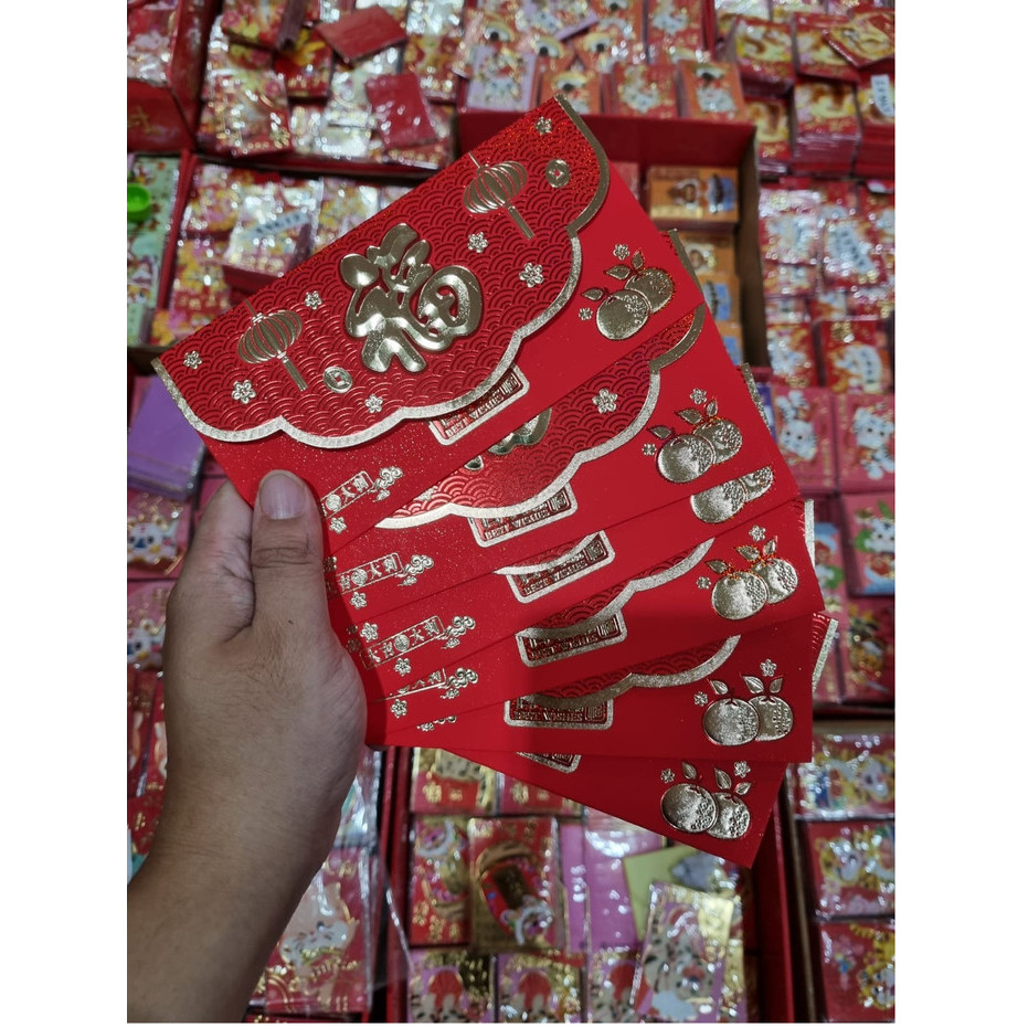 

Imlek ANGPAO AMPLOP IMLEK FU / FUK PANJANG BENTUK DOMPET - fpd !NEW