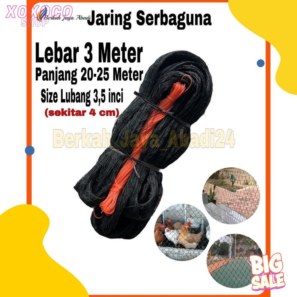 Jaring Ayam Lebar 3 Meter / Jaring Pagar Ayam / Jaring Kandang Ayam