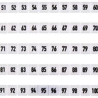 

Promo Nomor 1~40 -Marker Untuk Terminal Block -Weidmuller COD