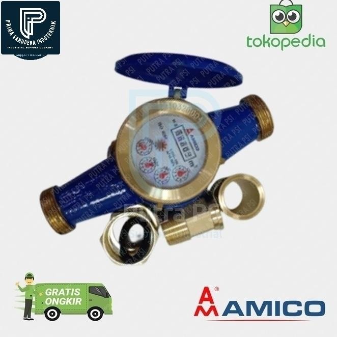 Meteran Air Amico 1 Inch / Flow Meter Amico Water Meter Amico Murah