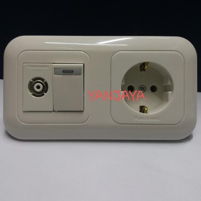 TERMURAH STOP KONTAK ARDE SAKLAR + STOP KONTAK TV PANASONIC