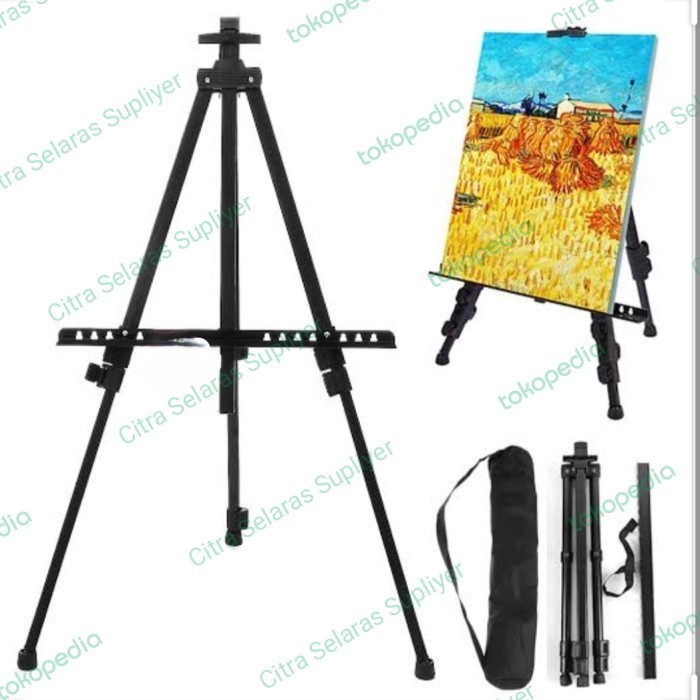 

TERLARIS! Stand Lukis Standar Holder Papan Kanvas Lukisan Easel Melukis Standing