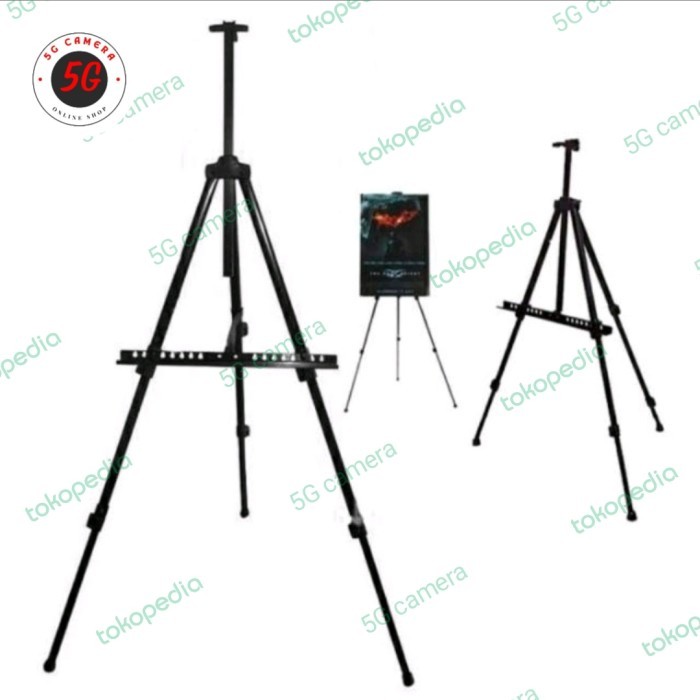 

Frame stand allumunium Murah Tripod lukis frame stand wedding