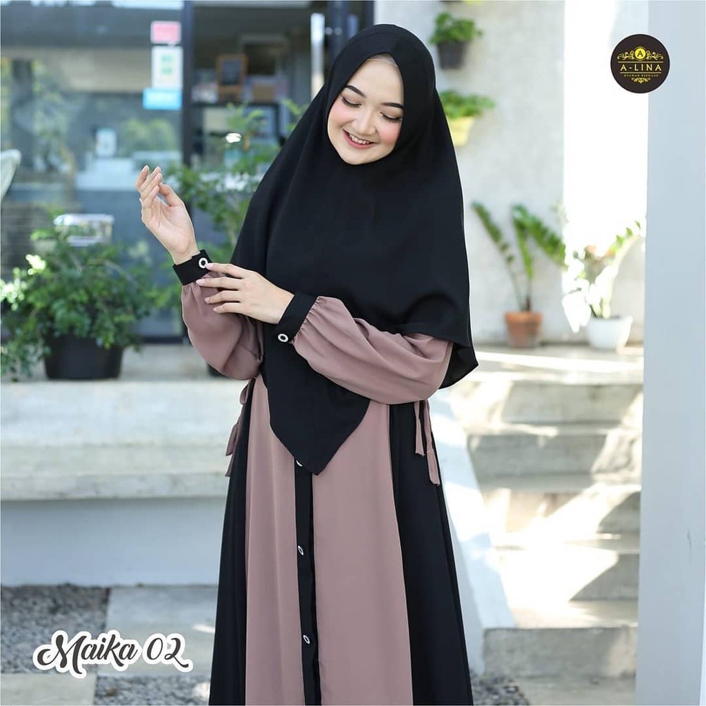 Baju Muslim Pakaian Gms Hijabers Deres Muslimah Set Khimar Dress Busui Bsju Gmis Terbaru 2025 Longdr