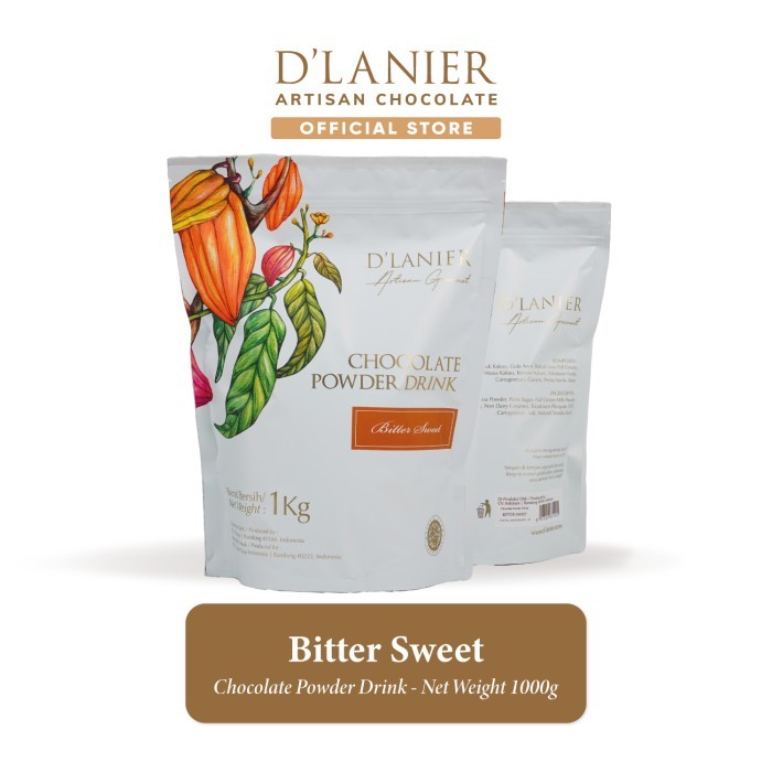 

D'Lanier Chocolate Powder Drink Bitter Sweet - 1kg