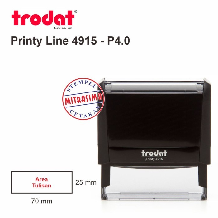 

Stempel Trodat 4915 ( Model Persegi )