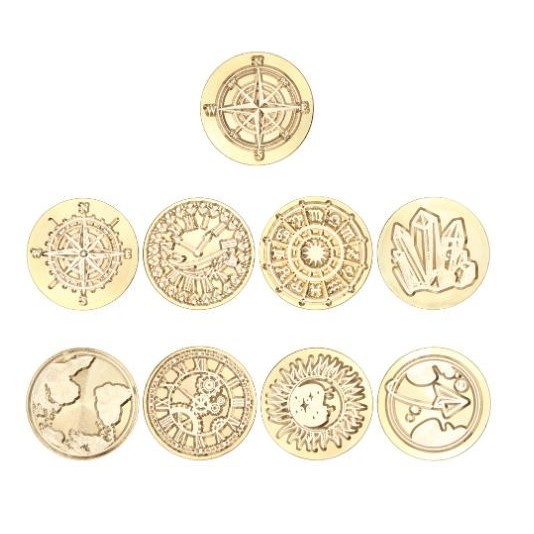 

Sealing Wax Stamp with Wood Handle - Universe Map Series