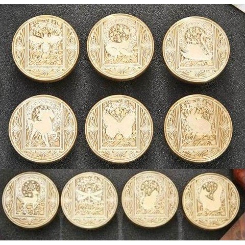 

TERBARU! Sealing Wax Stamp with Wood Handle - Animal Retro Series