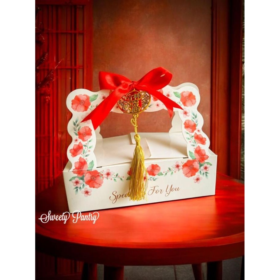 

Fgh Xiang Imlek - Box Dus Packaging Hampers Imlek Kemasan Kotak Cny Uk 20X10X6 Cm