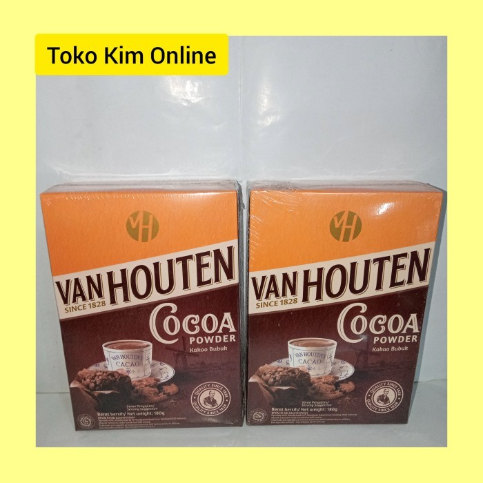 

BERMUTU Coklat Bubuk Van Houten Cocoa Powder (Kakao Bubuk) 180 gram