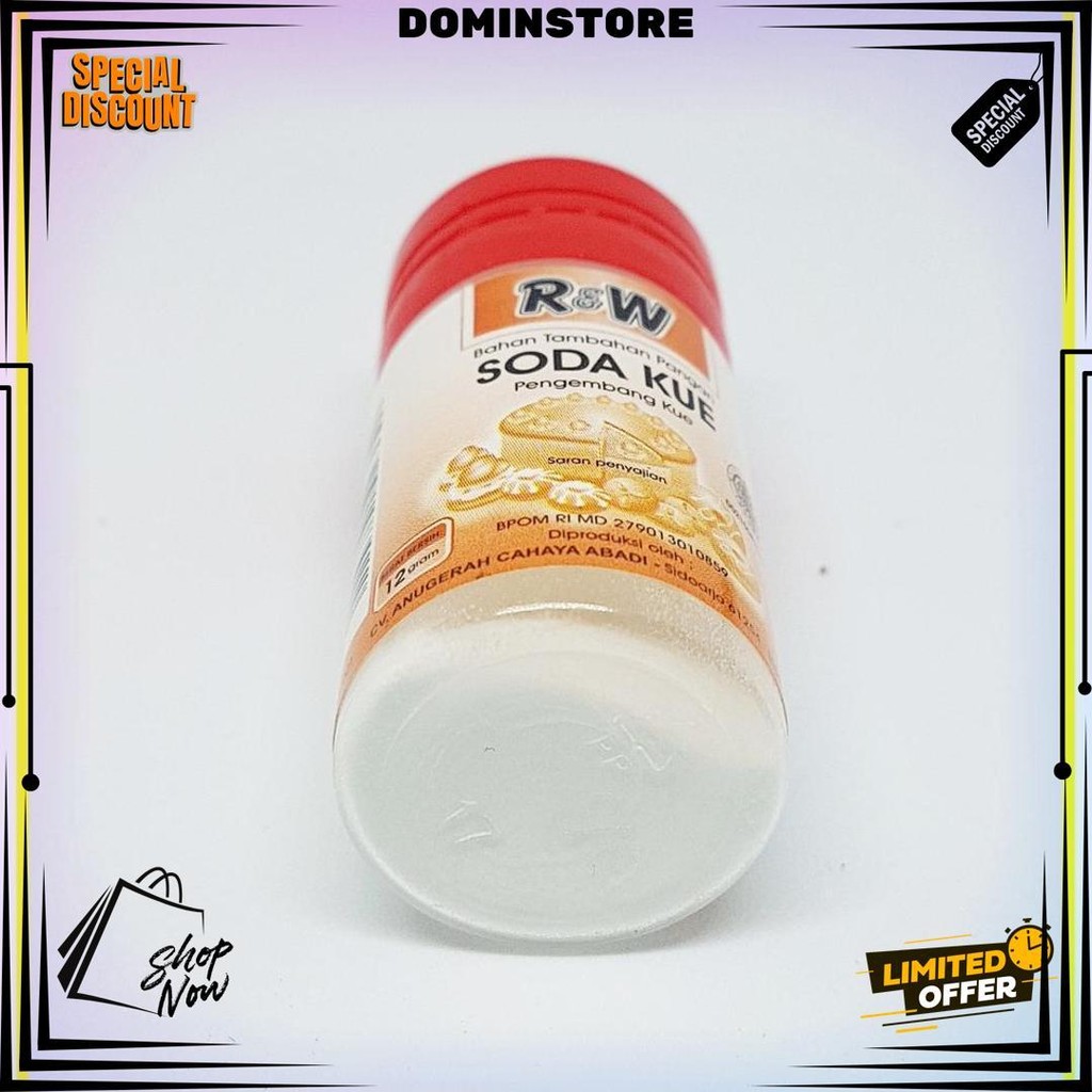 

Soda Kue R&W Botol 10 Gr Bj Termurah